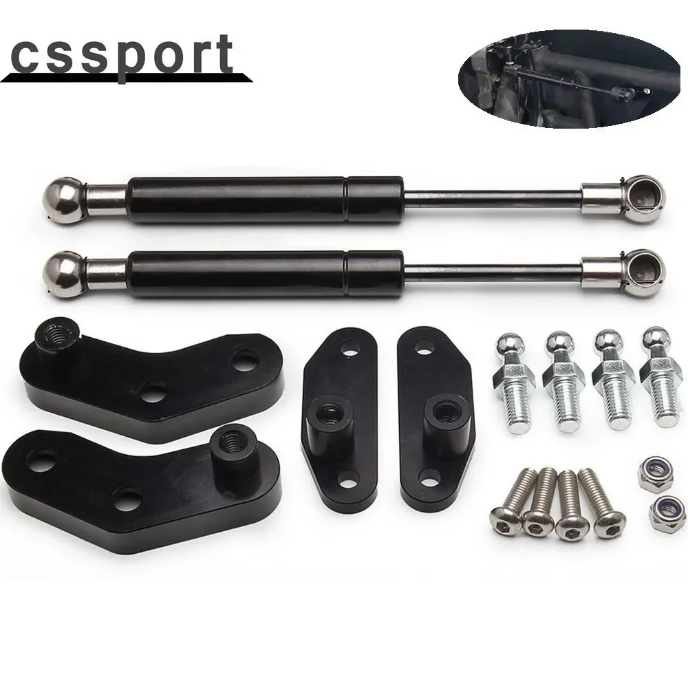 

Black Accessories Billet Aluminum Anodized Door Opener Shocks Struts Brackets 1 pair Sets for Can-Am Maverick X3 2017-2022 UTV