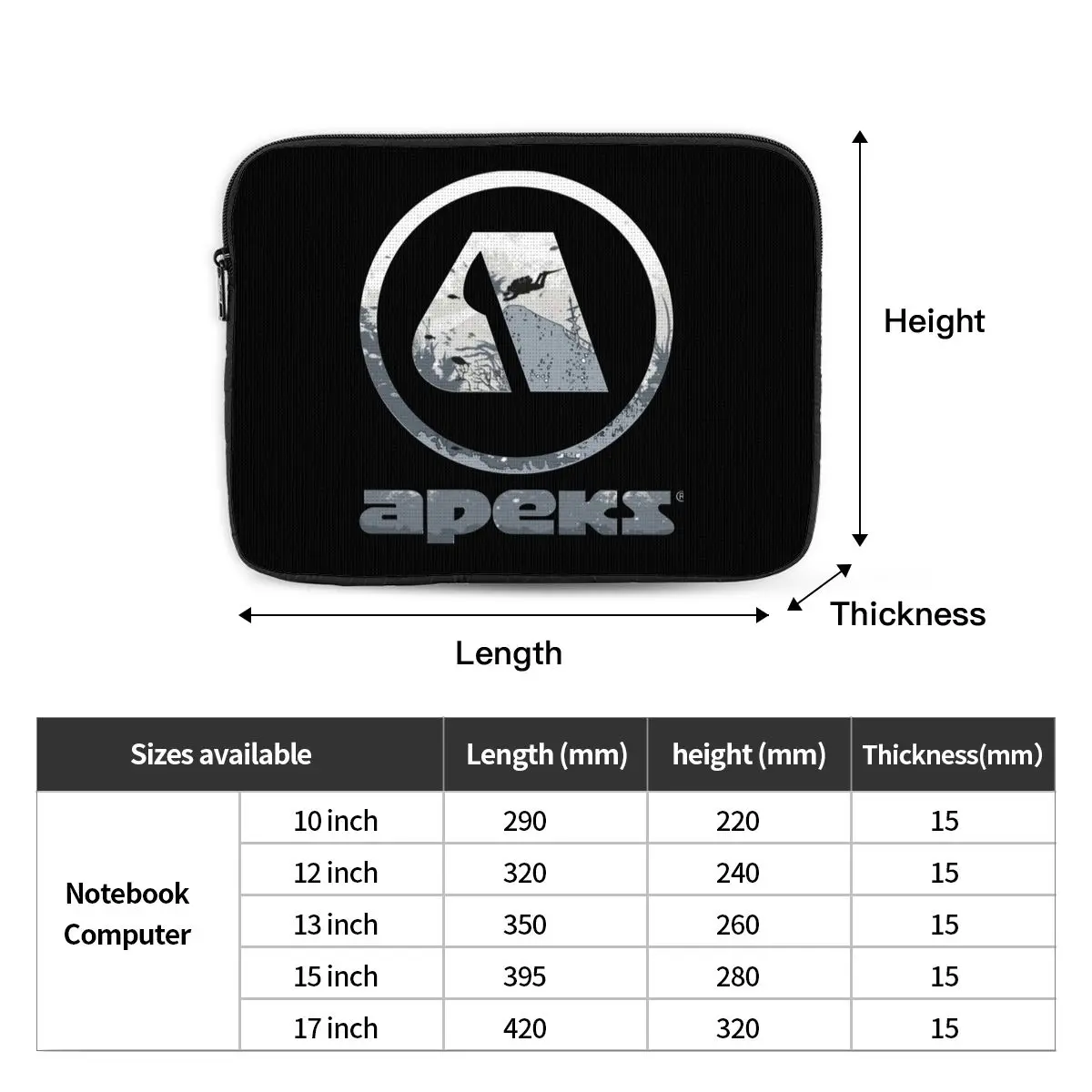 حقيبة كمبيوتر محمول للكمبيوتر المحمول Apeks لجهاز Macbook Air Pro Tablet حقيبة مقاومة للصدمات