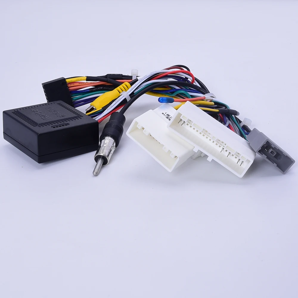 Car 16pin Radio  Wiring Harness Canbus Box For Nissan Qashqai X-Trail xtrail 2019 Stereo Wire Aftermarket Android  adapter