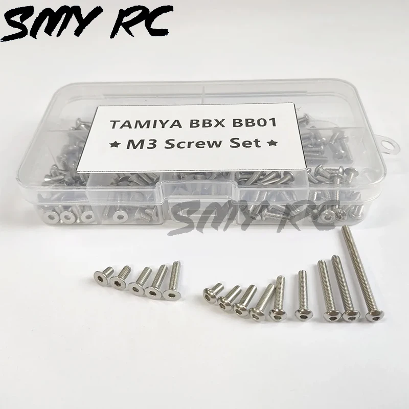 Metalen M3 Schroeven Bevestigingskit Reparatiegereedschap Voor Tamiya Bbx Bb01 Tamiya BB-01 1/10 Rc Auto-Onderdelen Upgrade Accessoires