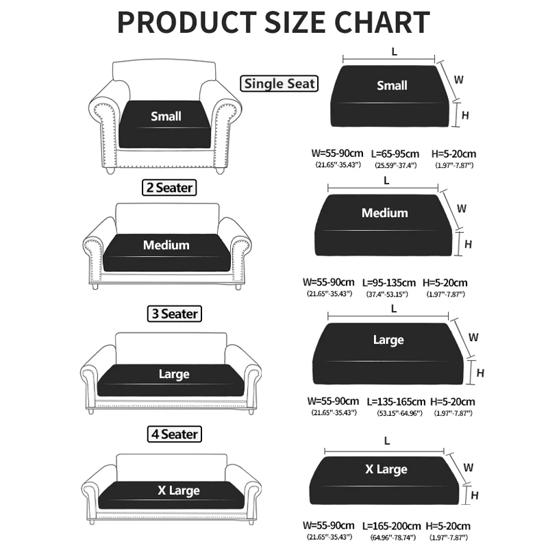 Funda de sofá elástica de rejilla oblicua, fundas para cojines de asiento de sofá de Jacquard, funda de sofá elástica para sala de estar, fundas de