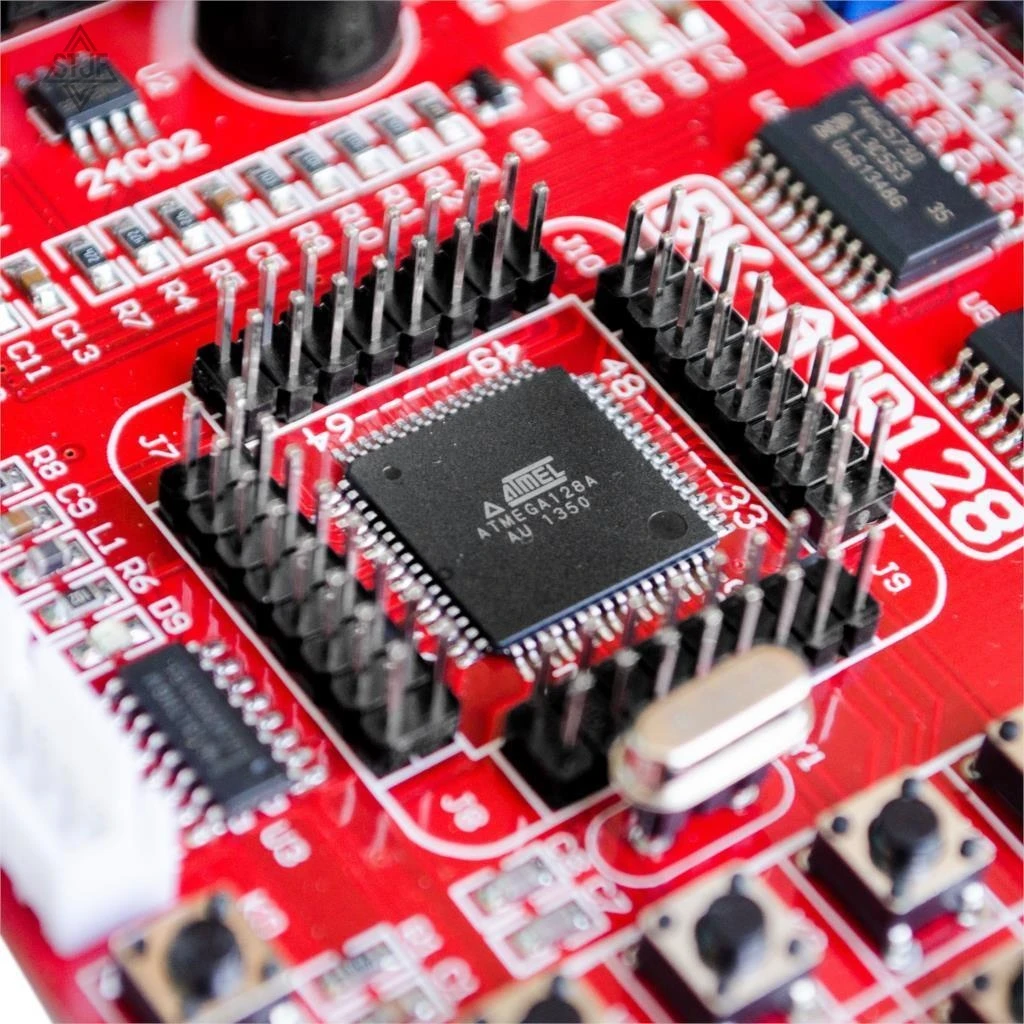 SJTF التاج الأحمر عروض لوحة تطوير AVR ATMEGA128 لوحة تعليمية لوحة تجربة فائقة فعالة من حيث التكلفة