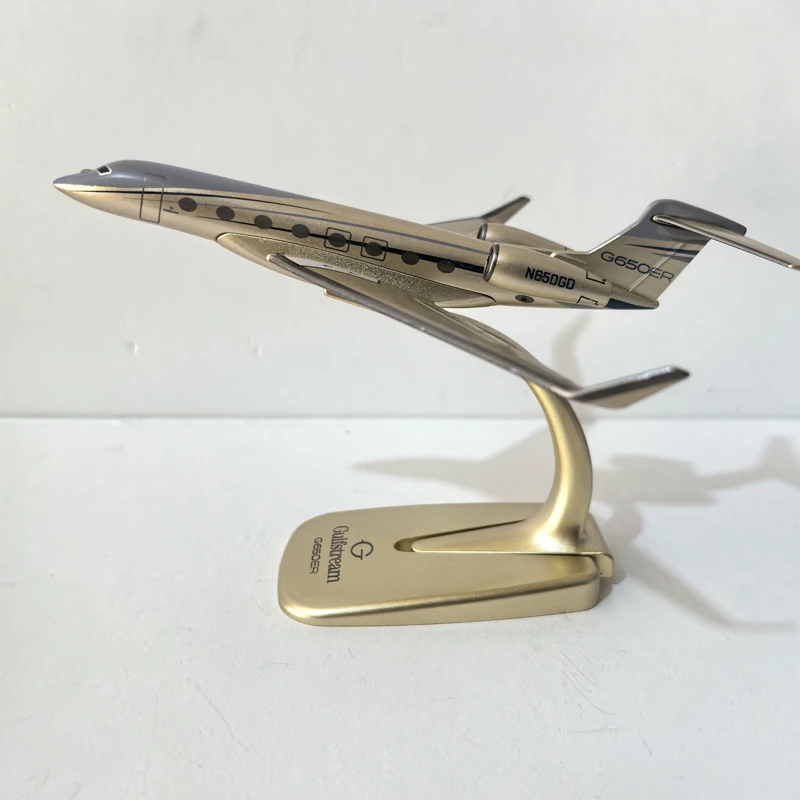 

JASON TUTU 1/200 Scale Diecast Metal Gulfstream G650ER Aircraft Model 16CM Miniature Authentic Collecti Gift