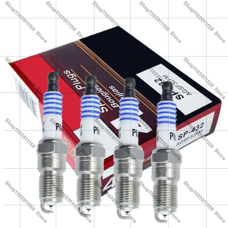 

4/6PCS SP-432 AGSF32FM Platinum Spark Plug For Ford Mercury Contour E-150 Lincoln Explorer F250 Ranger Town SP 432 AGSF 32FM SP4