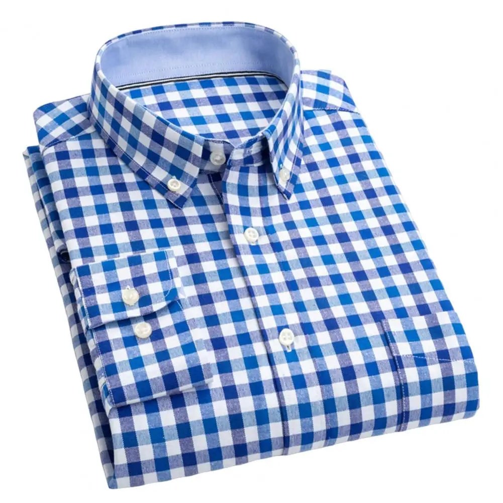 

High Quality Men's Casual Shirts Leisure Design Plaid Men's Social Shirts Short Sleeve Men's Dress Shirts