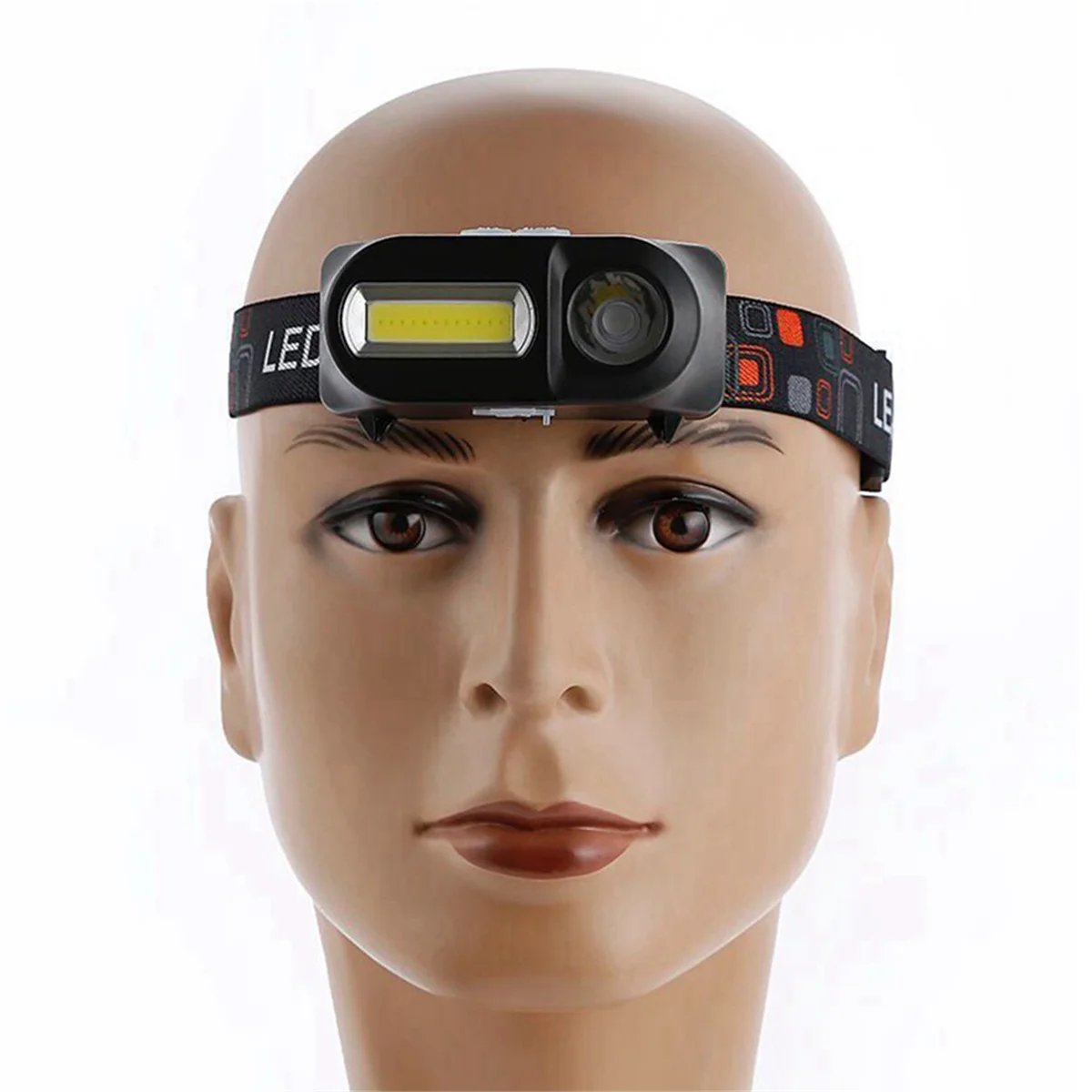 A71P LED المصباح مصباح يدوي محمول COB في الهواء الطلق مصباح الطوارئ التخييم المشي لمسافات طويلة ليلة مصباح الصيد