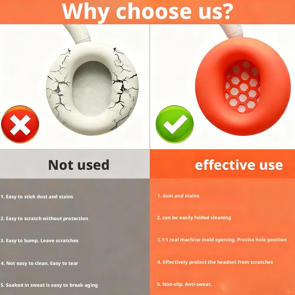 For CMF By Nothing Phone Pro Headphones Protective Case Cover Soft Silicone Skin Shell Headphone Protector