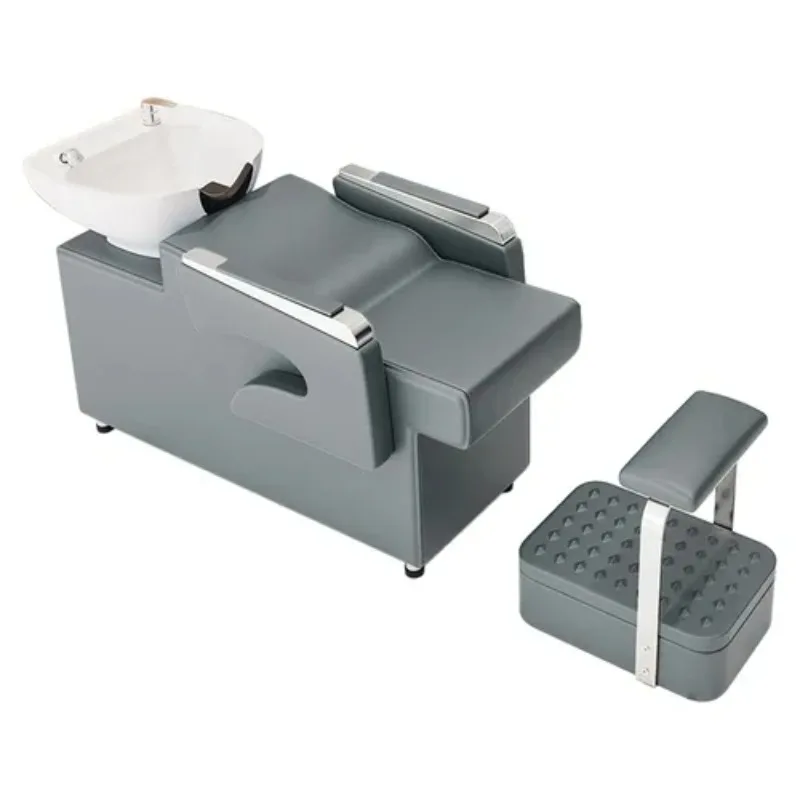 

Italian Lying Light Luxury Chairs Stylist Shower Therapy Bed Luxury Shampoo Chairs Barber Shop Chuveiro Beauty Furniture