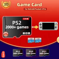 Game Card For Retroid Pocket 4 RP4 Pro Japan Version PlayStation Portable 2 Retro Games  PS2 PSP PS1 TF Memory SD 512G 1TB Card