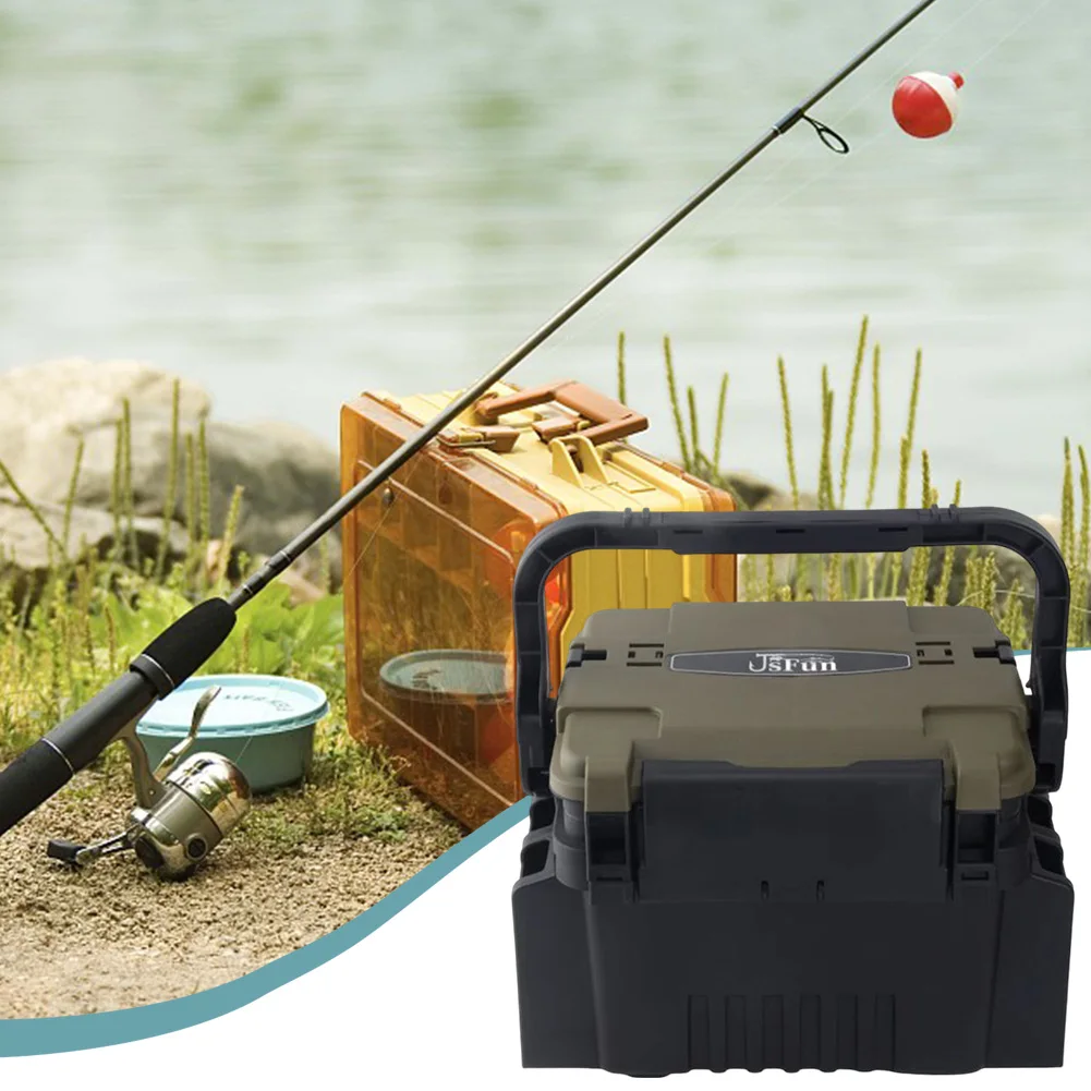 Large Fishing Box Organizer Multi-function Lure Live Fish Bucket Storage Box Fishing Accessories Tackle Box Outdoor Fishing Tool