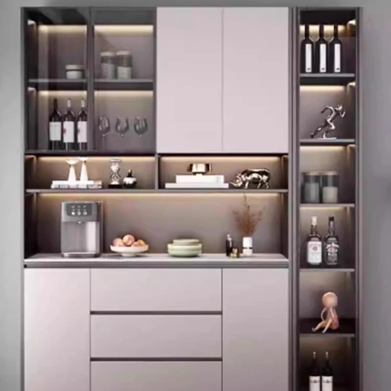 

Шкаф для мини-бар Armoire De Bar D'angle Шкаф для напитков для домашней мебели Все предметы Охлаждаемая полка для бутылок Открытые шкафы Кофе
