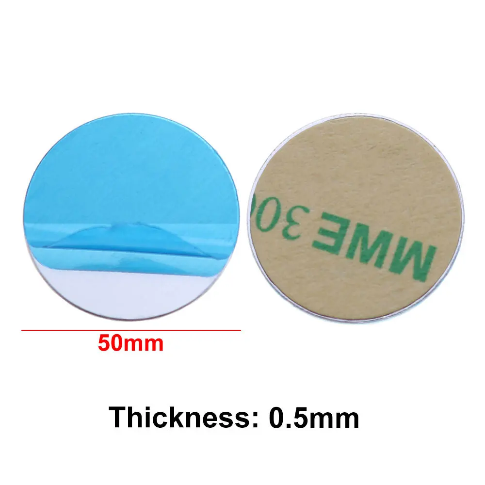 JCD 10 stücke Silber Magnetische Metall Platte Für Magnetische Auto Telefon Halter Universal Eisen Blatt Ständer Handy Magnet Halter Halterung