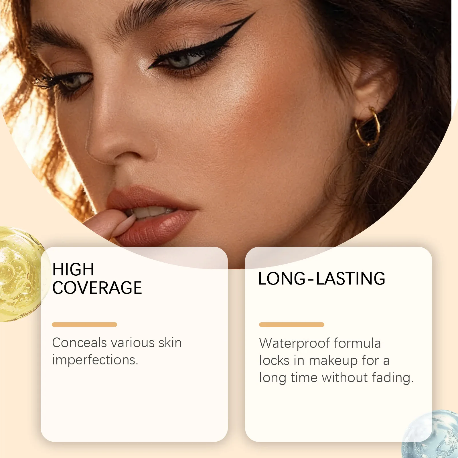 Long-lasting Waterproof Soft Matte Gradient Concealer Naturally Lightweight and Smooth Transparent Makeup Gradient Concealer