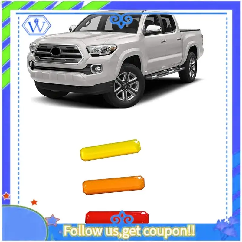 M46K-Front Grille 3 Color Inlay Wrap Decal Sticker For Toyota Tacoma TRD Pro 2016 2017 2018 2019 2020