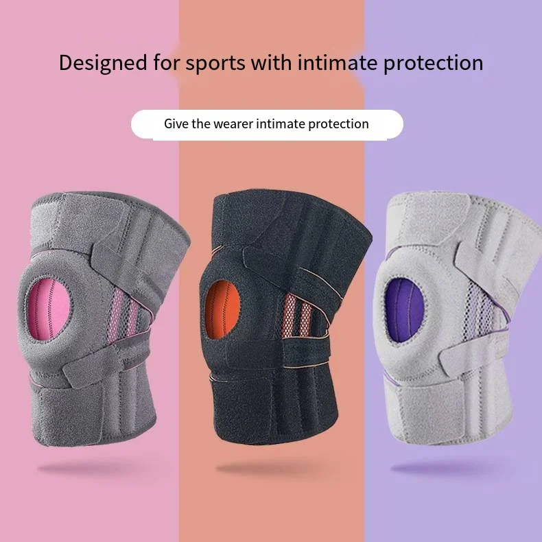 Compression Strap Sports Knee Pads, Basketball Cycling, Outdoor Mountaineering,  Joint Knee Pads, Running, Breathable Knee Pads