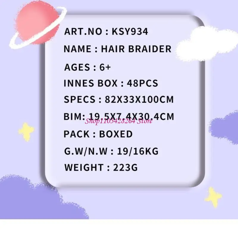 Elektrische haarvlechtkits Haarstylingmachine Populair kapselgereedschap voor vrouwen Meisje Quick Twist Haarvlechter