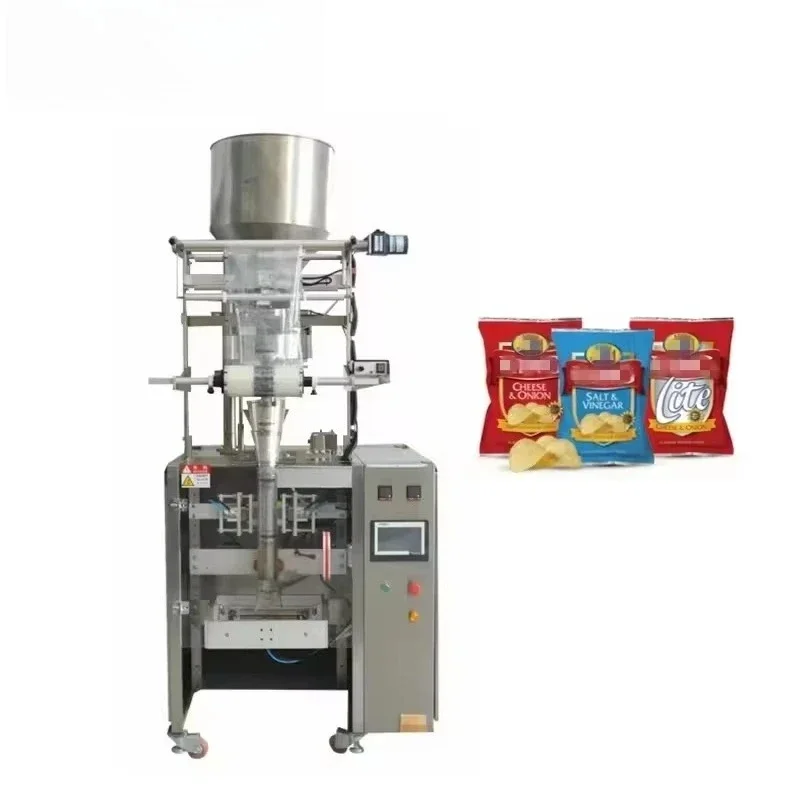 

Automatic Plastic Pouch 3 Sides Bag Packaging Machine Snacks Candy Peanuts Nuts Grains Rice Seeds Beans Granules Packing Machine