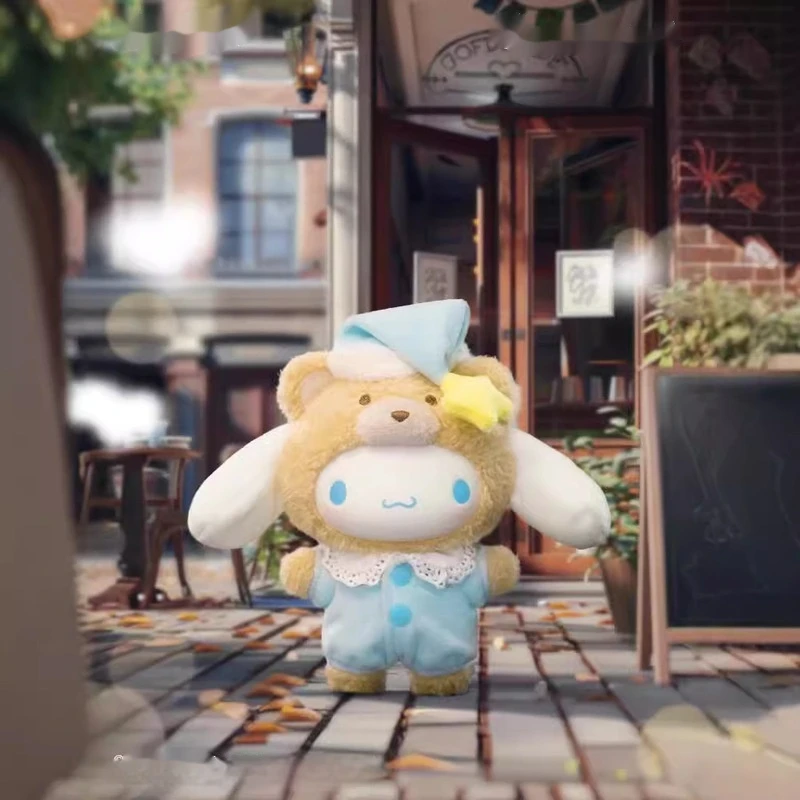 2024 novo personagem sanrio latte bebê caixa cega bonito dos desenhos animados kuromi figura de ação cinnamoroll surpresa melodia bonecas pingente presentes