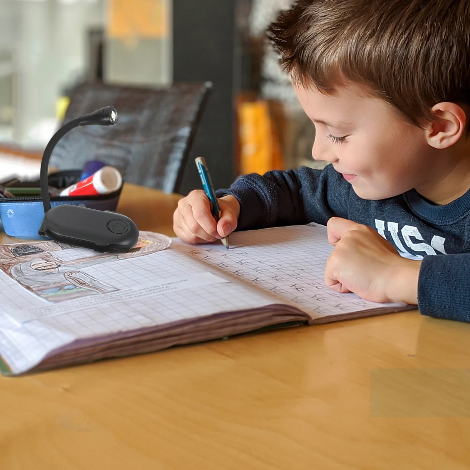 

Book Light Clip on LED Reading Lamp Rechargeable Portable Adjustable Brightness Night Reading Light for Bed Book Lamp