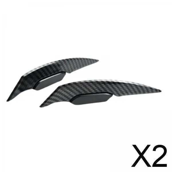 

Аэродинамическая пара крыльев, обтекатель, дефлектор ветра, черные полипропиленовые наклейки для ветрового стекла мотоцикла, аксессуар