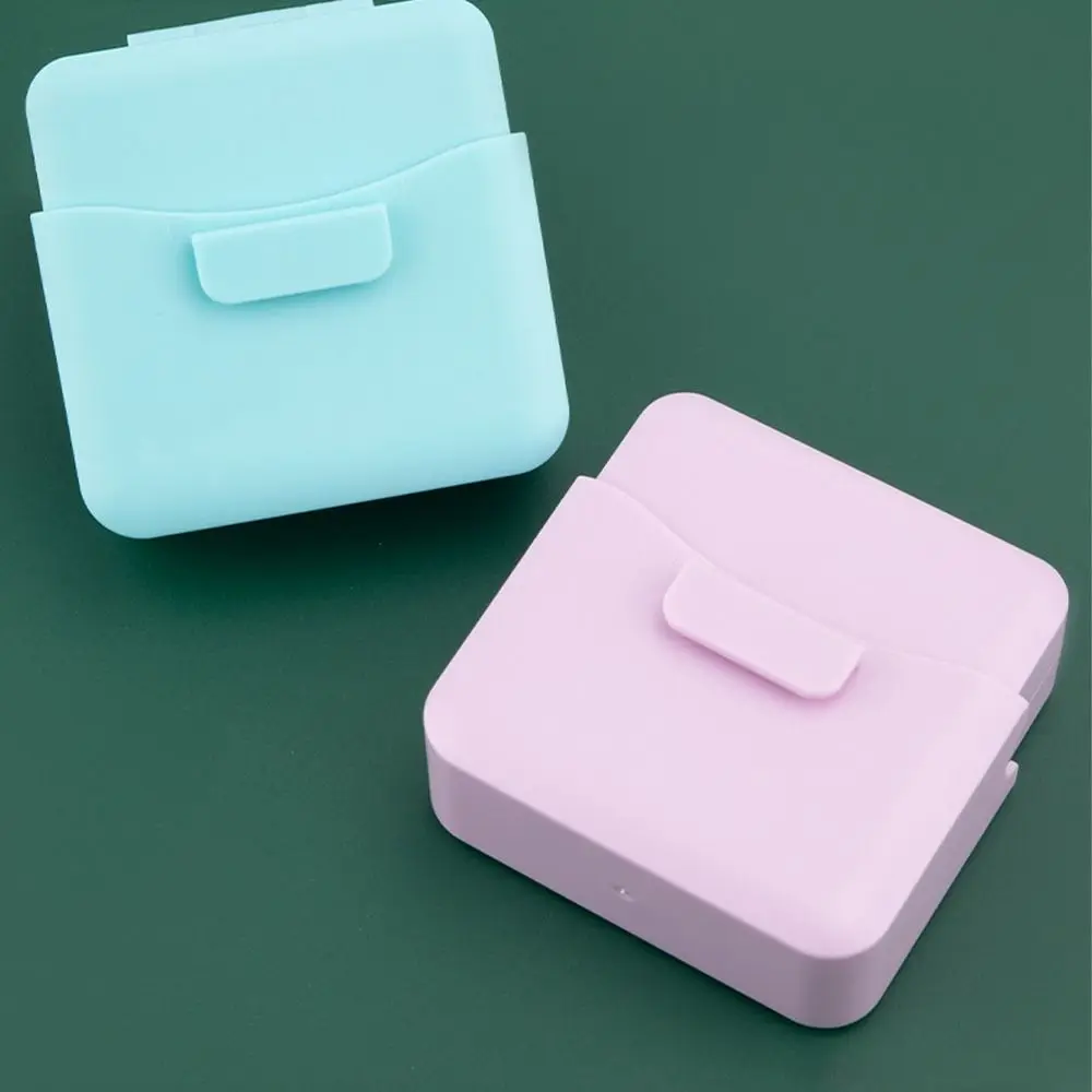 Portable Mini Portable Painting Box Subpackage Design Compact Watercolor Paint Palette Empty Removable 12/24 Grids Palette