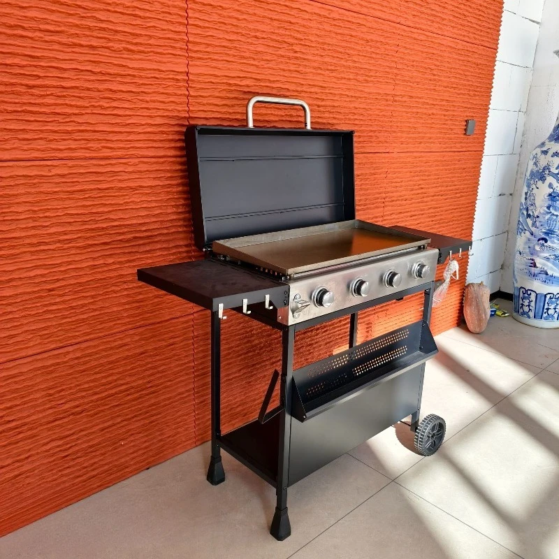 Multiplayer party Multifunctional villa barbecue stew grill Fireproof BBQ grill Outdoor American barbecue grill