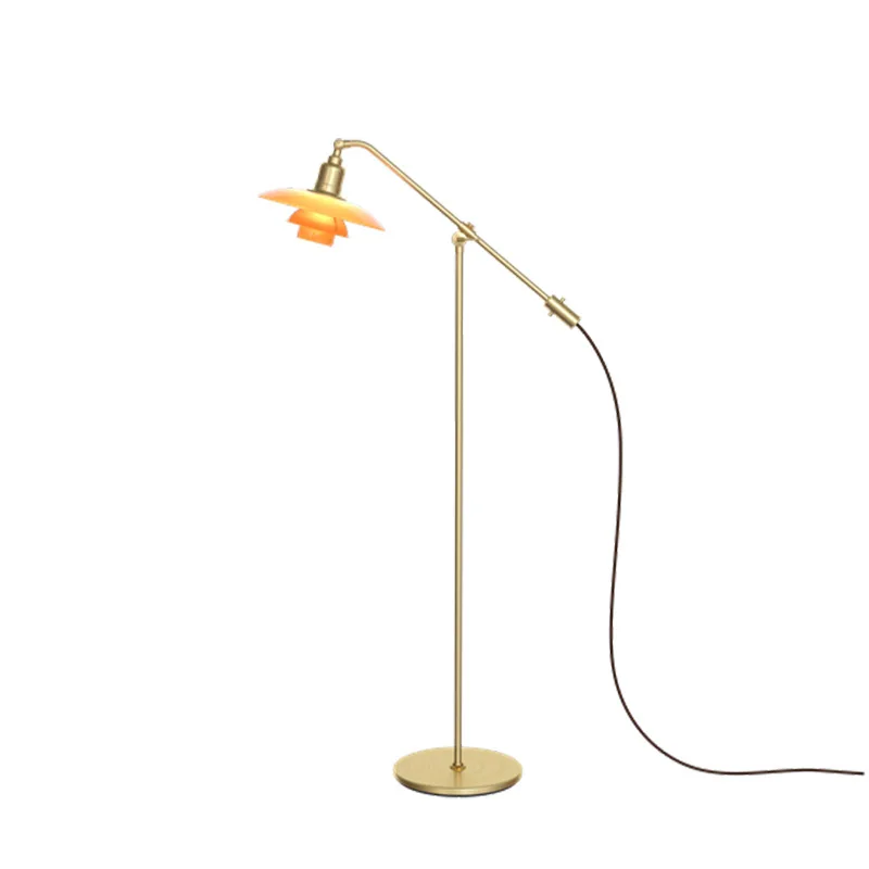 โคมไฟตั้งพื้น PH3/2 สไตล์นอร์ดิก สำหรับห้องนั่งเล่น โซฟา แสงไฟสร้างบรรยากาศแบบโบราณ