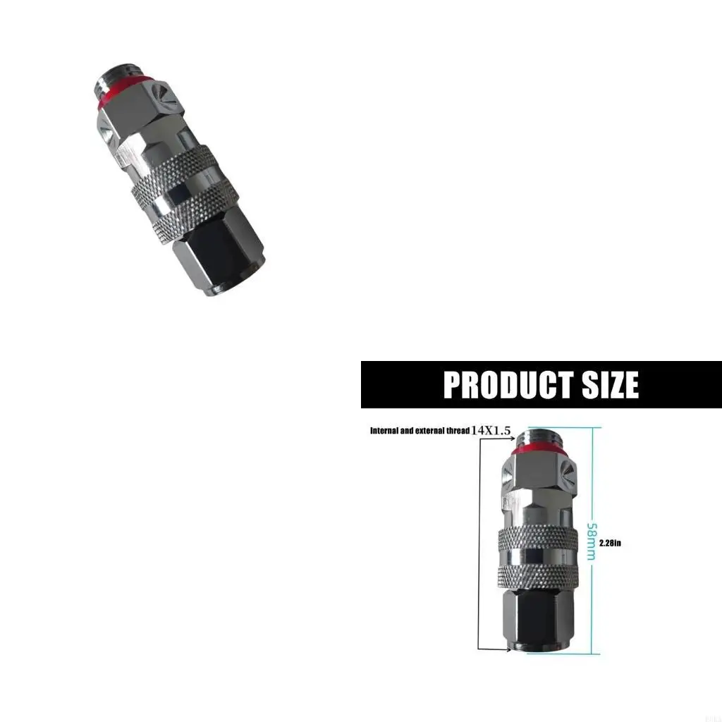   Sturdy Stainless Steel Quick Connection Coupling for Easy Sprayer Setups Designs for Efficient Garden and Farm Use