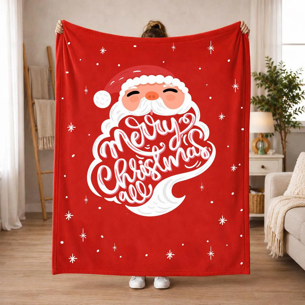 Christmas Homer Simpson Soft Plush Throw Blanket Soft & Cozy Blanket Perfect Gift for the Holiday Season Family Party