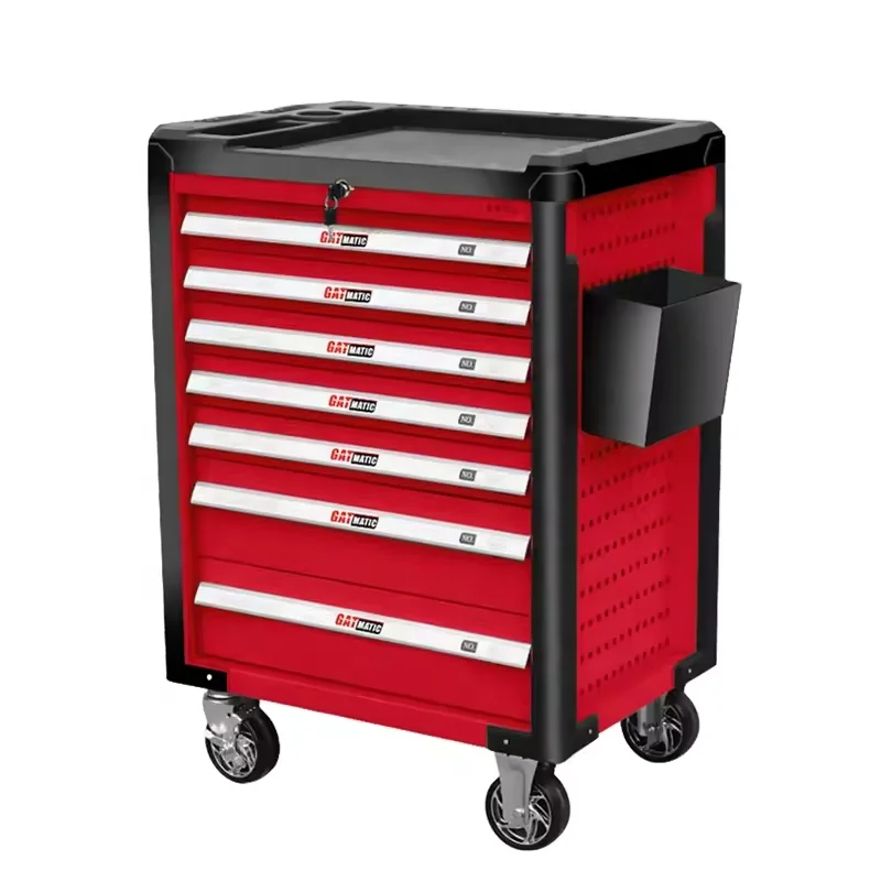 

Factory Sale Steel Rolling Toolbox Heavy Load Drawers Workbench and Tool Cabinet for Vehicle Use