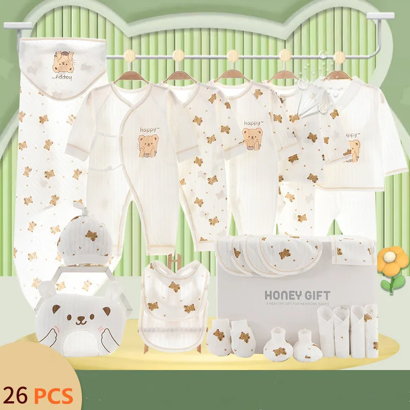 22-26-pezzi-lottp-set-di-vestiti-per-neonati-per-ragazze-ragazzi-100-cotone-infantile-vestiti-estivi-abiti-pagliaccetti-per-bambini-cappello-bavaglini