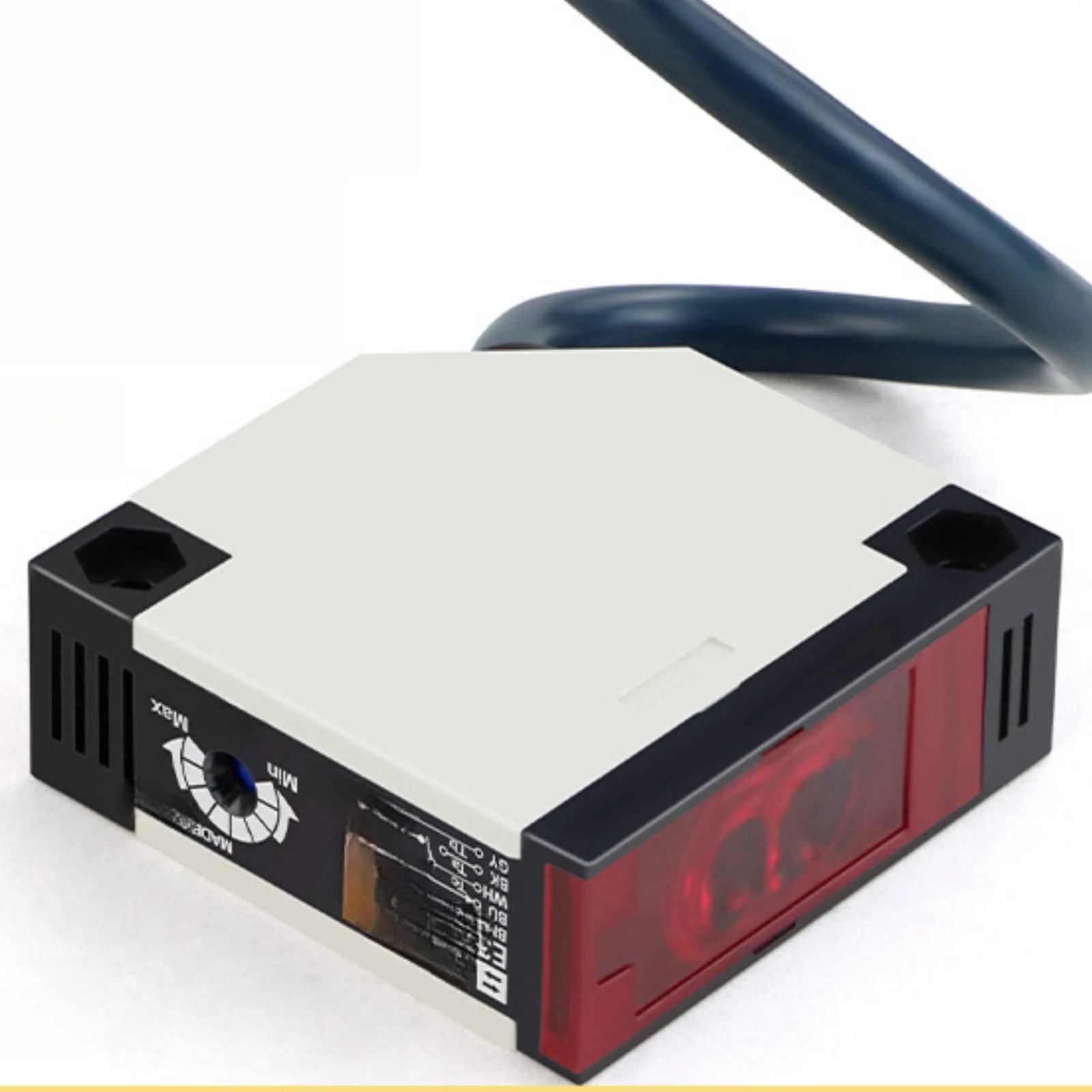 E3JK-R4M1 Switch Diffuse-Reflective Sensor 4m Detection Range AC 90-250V Voltage Delay Function High Precision Optical Device