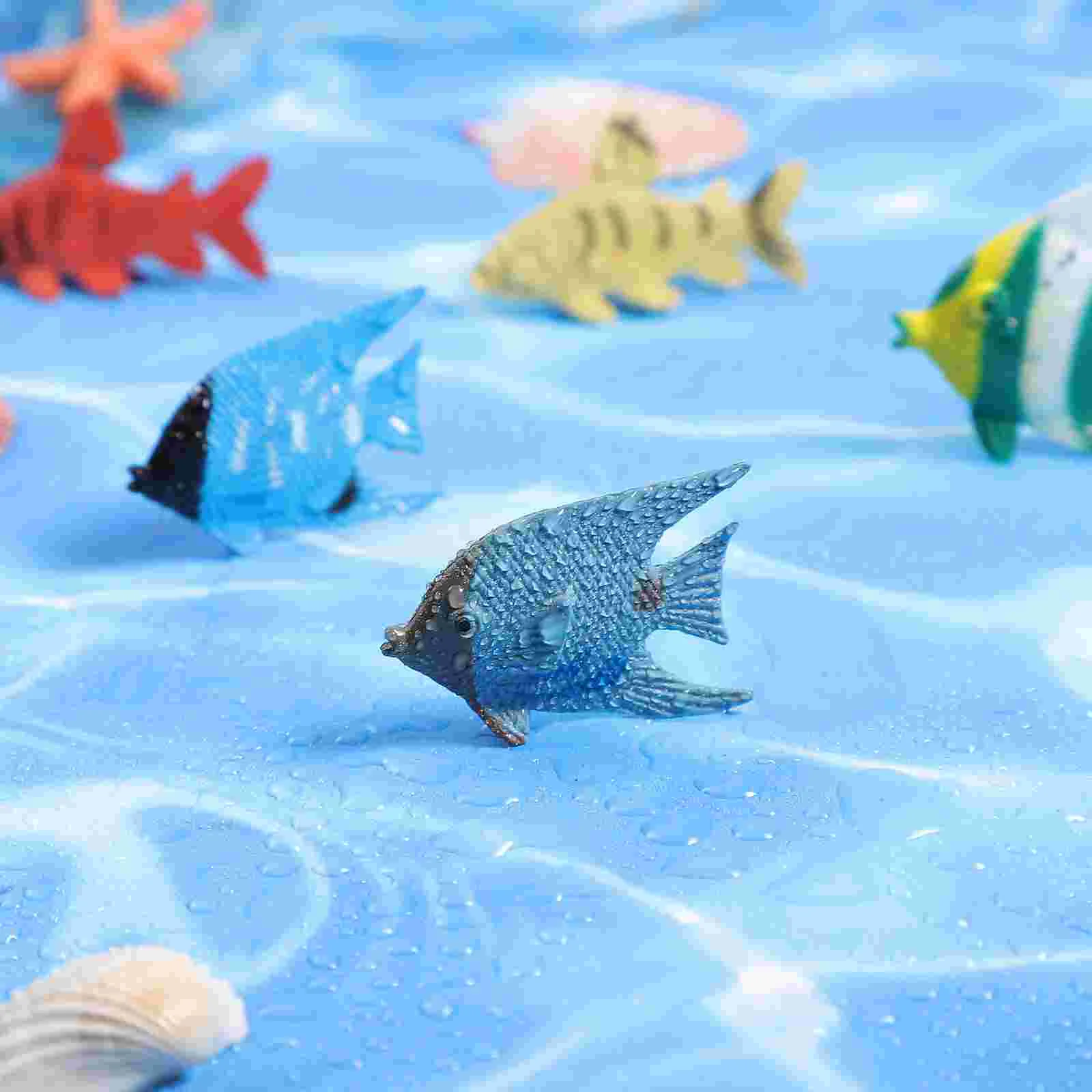 

Season Decor Trend Simple Decorations Boys Figurines Kids Educational Toys Fish Figures Manual Child