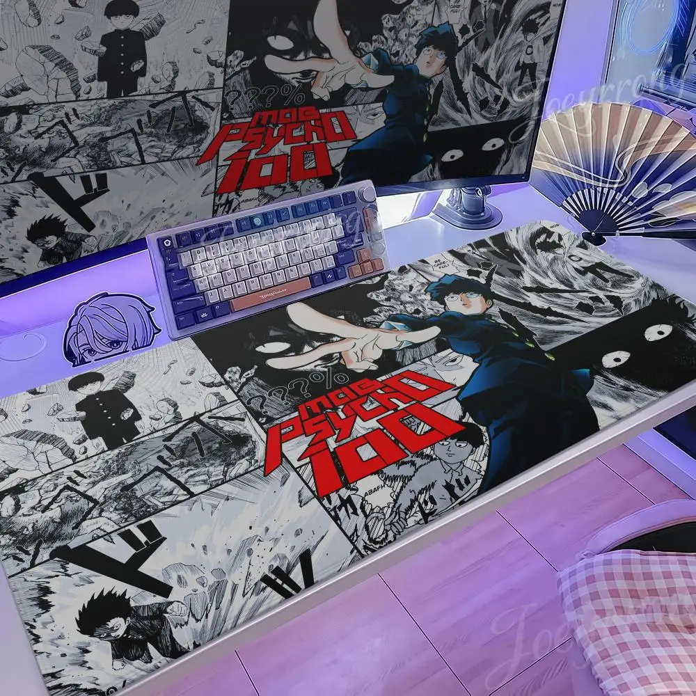 

Mob Psycho 100 Mouse Pad 1000x500 Hot Anime Taro Sakamoto Days XXL Large Gaming Non-slip Office Keyboard Mats Desk Mat