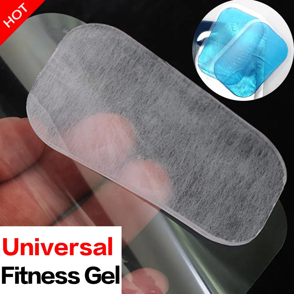 40PCS=20pairs EMS Trainer Hydrogel Gel Stickers for Abdomen Muscle Massager Gel Pads ABS Abdominal Stimulator Slimming Machine