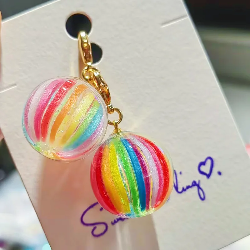 Pingente estilo casa de doces japonês – pingente de esfera Nemo, mini acessório fofo para bolsas/telefones/chaves/mochilas