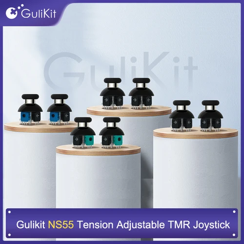 Gulikit NS55 720 ° Joystick TMR de tensión ajustable para Switch Pro PS5 PS4 Xbox Series controlador diseño de baja potencia para reparación