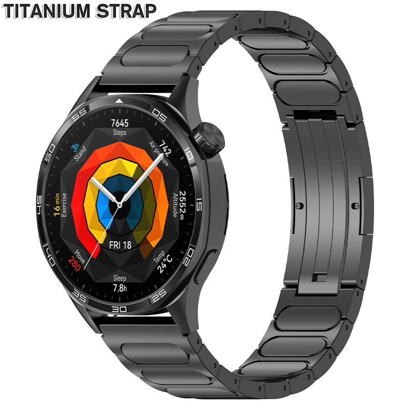 

Титановый ремешок 22 мм для Huawei Watch GT6 Pro 4/3Pro 46 мм, металлический ремешок, браслет для Huawei Watch GT6 GT5 GT4 GT3 46 мм, мужской браслет
