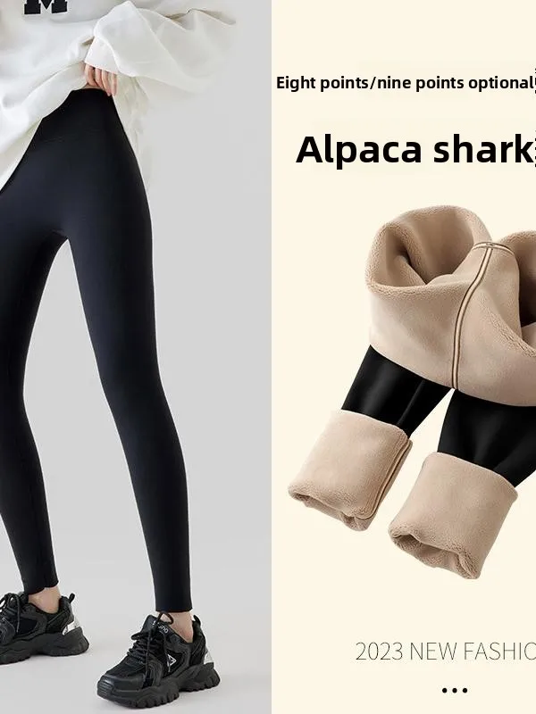 Fce gevoerde ark Bite yogabroek dames afslankende bovenkleding Bot thermische legging herfst winter negendelig polyester