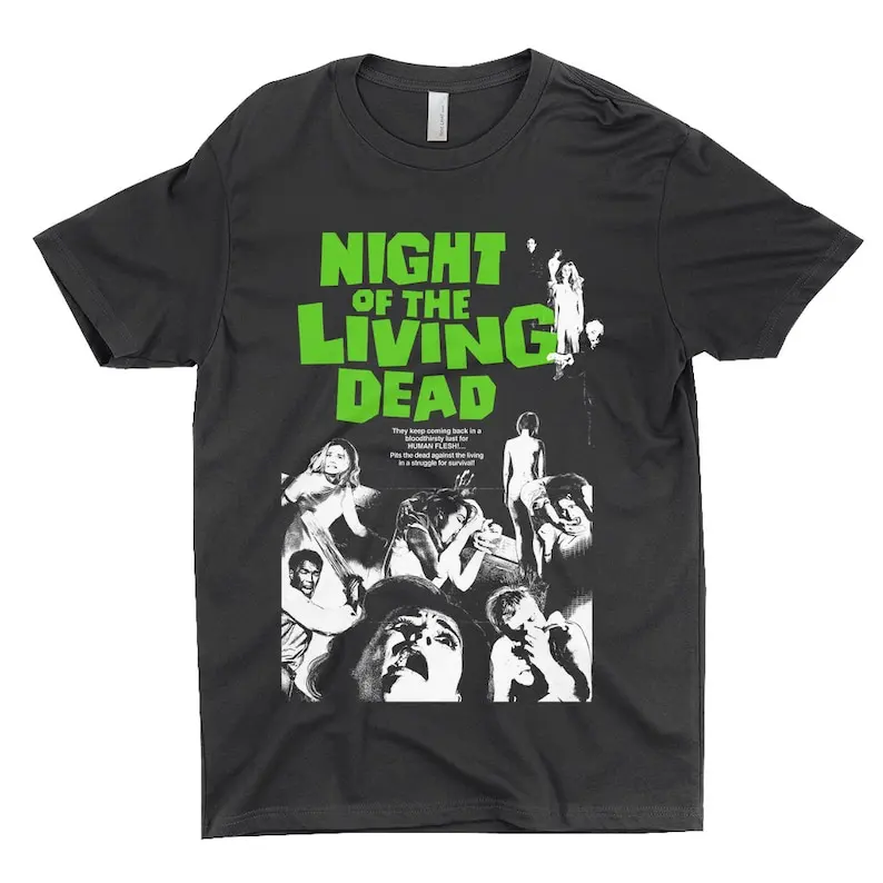 Night Of The Living Dead T-Shirt - Vintage Sci-Fi Horror Movie Shirt