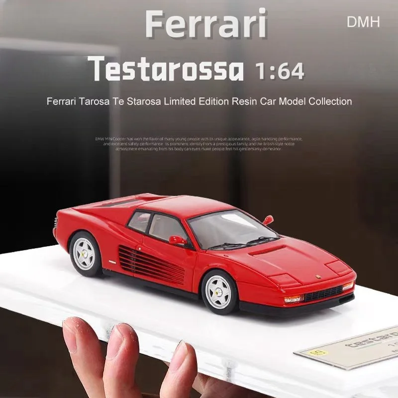 1:64 Testarossa Limited Edition เรซิ่น Miniature,ผู้ใหญ่จอแสดงผล,ของเล่นเด็ก,ของขวัญวันเกิดเด็ก,ของขวัญผู้ใหญ่
