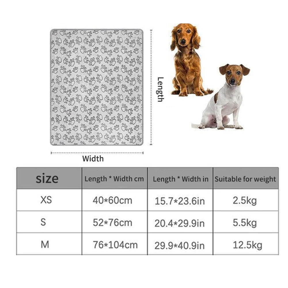 بطانية للحيوانات الأليفة، دافئة، مشذبة، مغطاة بصمات أقدام، حصيرة للقطط والكلاب، بطانية للحيوانات الأليفة منقوشة بالفانيلا