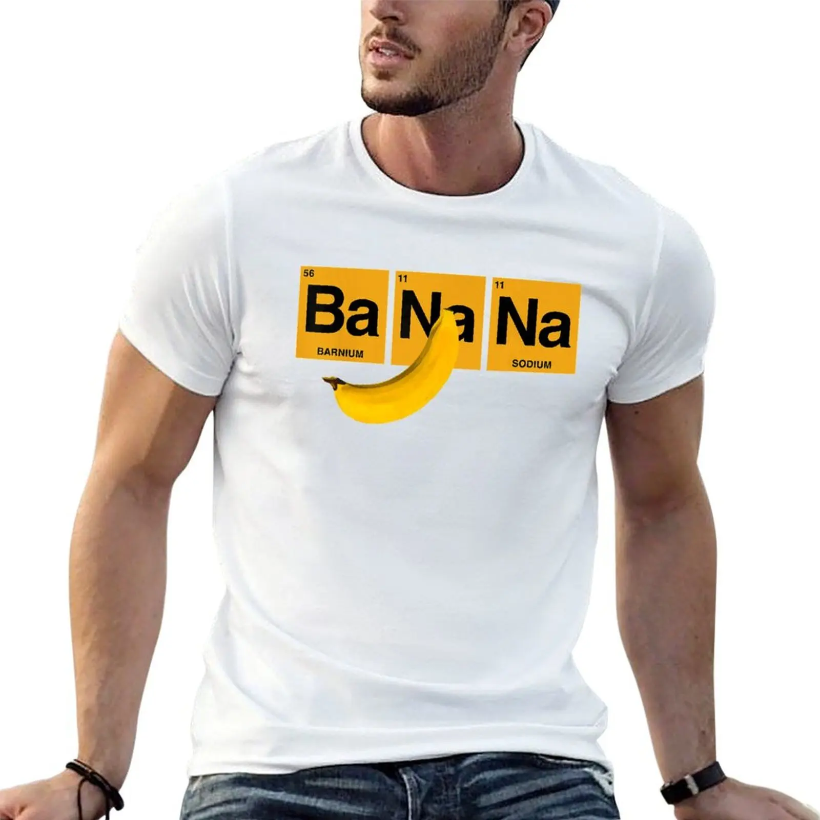 

Banana Elemental Square Happy T-Shirt funny t shirts dark humor man t shirt luxury man graphic t shirt T-shirt