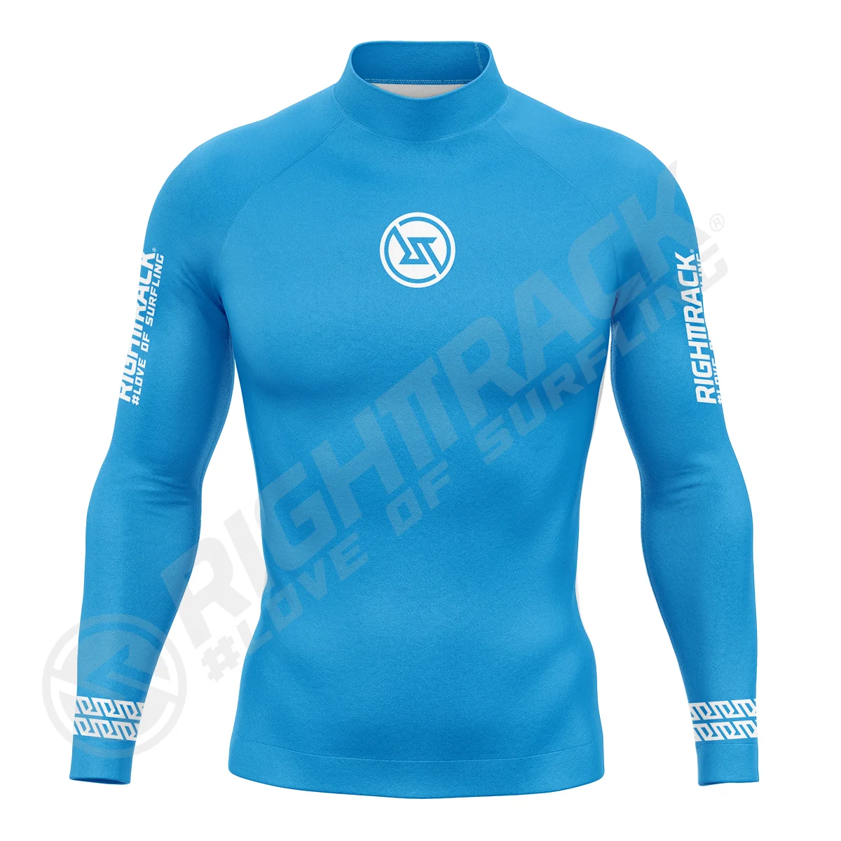 New Men\'s Surfing Shirt Colorful Lycra Rashguard Surf Sportswear Beach UV Protection Swimwear UPF50+ RIGHTTRACK Clothes