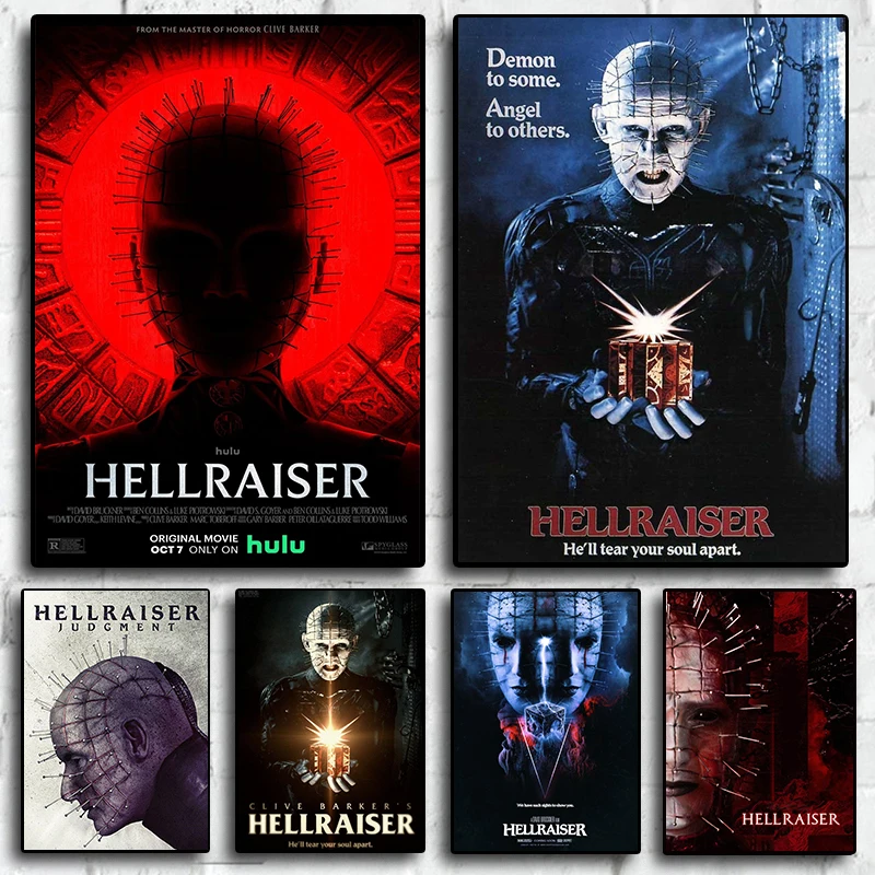 

2022 Hellraiser Fantasy Horror Suspense Movie Poster For Living Decoration kids Room Canvas Painting Art Home Wall Decor Picture