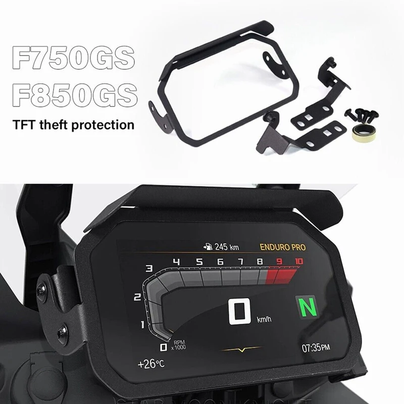 For BMW F750GS F850GS 2018-2022 F 750 850 GS Meter Frame Cover TFT Theft Protection Screen Protector Instrument Guard