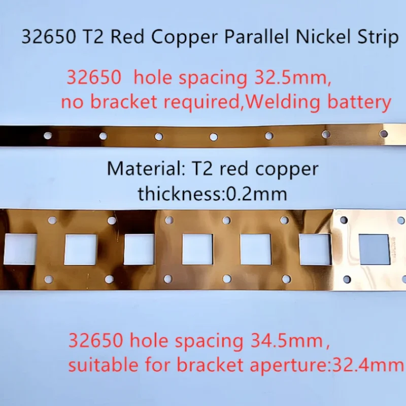 1 metr/Roll32650 2P/3P 4P T2 taśma miedziana taśmy z niklu do spawania baterii litowej do maszyna do zgrzewania punktowego akumulatora