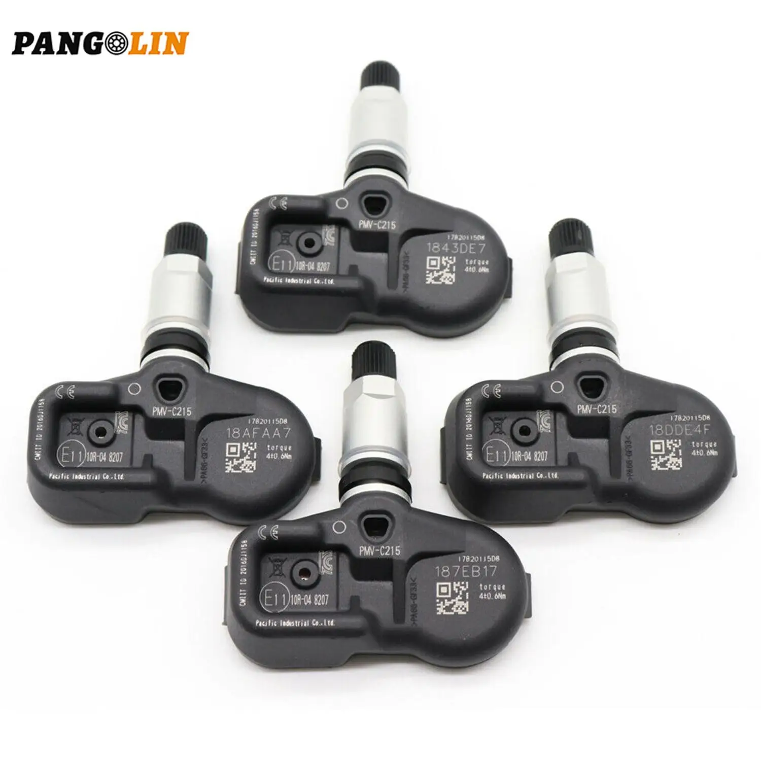 

4 Pcs PMV-C215 Tire Pressure Monitor Sensor 433MHz TPMS For 2017-2023 Toyota Lexus LC RX Car Tire Pressure Sensor 42607-48020