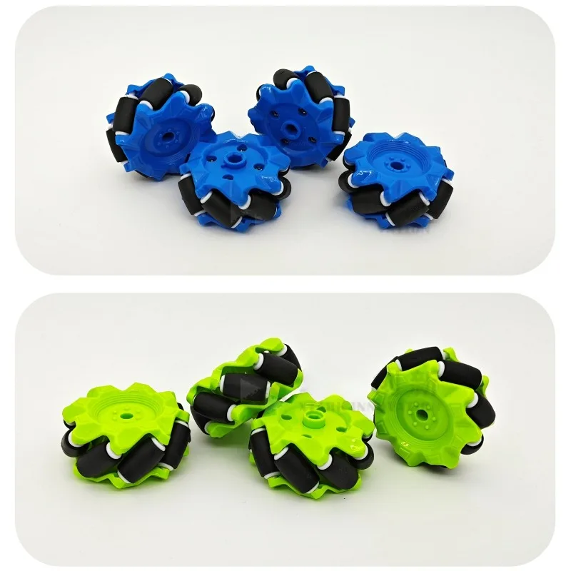 Mecanum Wheel Omni-Directional Wheel, 52/58/68mm Smart Robot Car Wheel for TT N20 G25 G37 Motor, ROS Robot DIY Parts