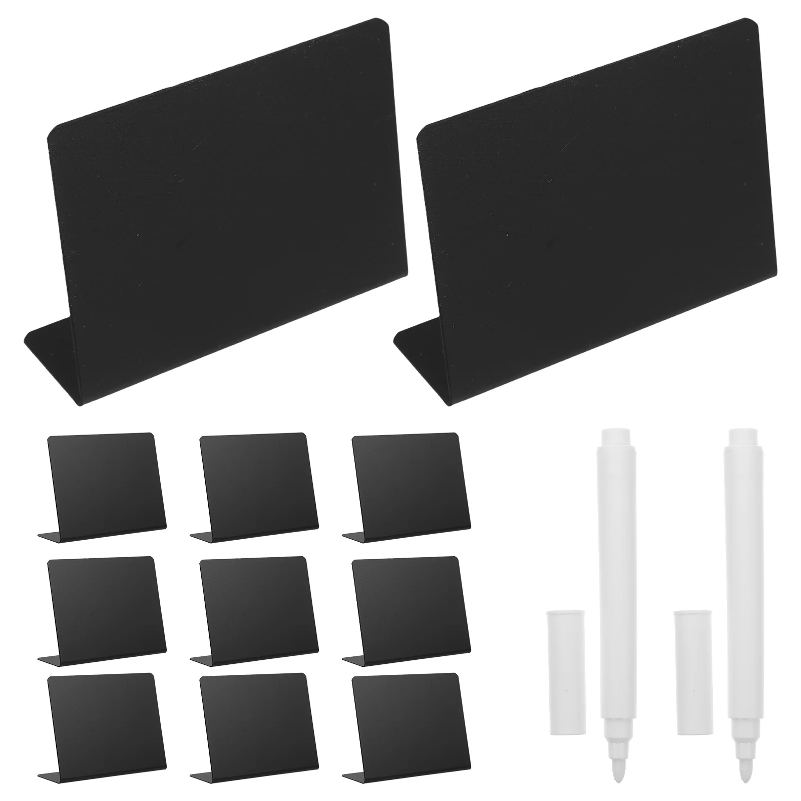 12 قطعة علامات السبورة الصغيرة المحمولة لوحات عرض صغيرة لأسماء الطعام حفل زفاف بوفيه علامات السبورة الصغيرة #6